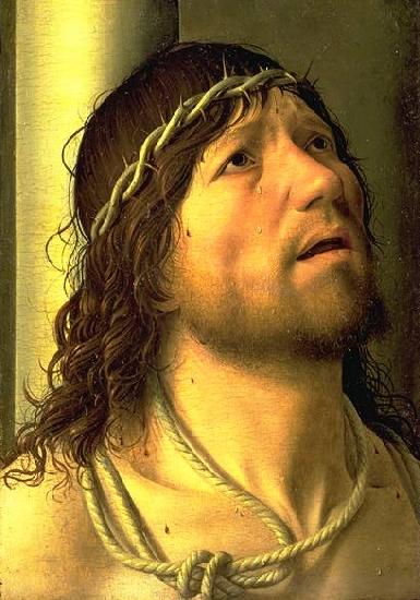Antonello da Messina Christ at the Column (detail) Germany oil painting art